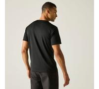 Regatta Men's Fingal Slogan T-Shirt Schwarz, Größe: XXL
