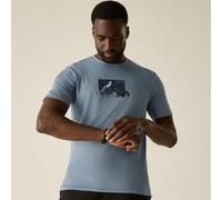 Regatta Men's Fingal Stretch T-Shirt Blau, Größe: L
