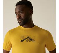 Regatta Men's Fingal Stretch T-Shirt Gelb, Größe: M