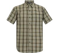 Regatta Herren Hemd Funktionshemd Wanderhemd Mindano Short Sleeve Shirt, Farbe:Khaki, Größe:XL, Artikel:-ZHW Light sage Multi Cross Check