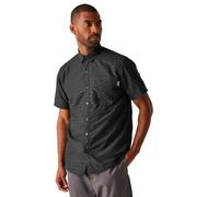 Regatta - Mindano IX Hemd für Herren kurzärmlig (4XL) (Schwarz)
