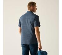 Regatta Mindano Kurzarmhemd S China Blue Triangle Print