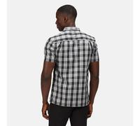 Regatta Mindano VI Kurzarmhemd für Herren Schwarz, Cotton, Größe: S