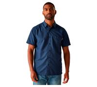 Regatta Mindanol X Kurzarmhemd L Navy Triangle Point