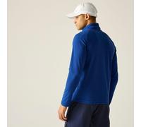 Regatta Montes Mini Stripe leichtes Fleece-Sweatshirt mit halblangem Reißverschluss für Herren Blau, Größe: 3XL