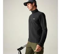 Regatta Montes Mini Stripe leichtes Fleece-Sweatshirt mit halblangem Reißverschluss für Herren Grau, Größe: 3XL