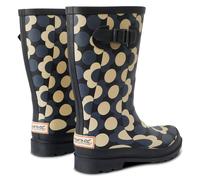 Regatta Orla Kiely 3/4-hohe Gummistiefel Beige Schwarz, Größe: 37
