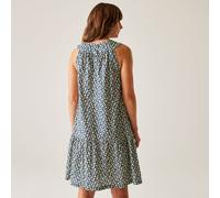 Regatta Orla Kiely Summer II ärmelloses Sommerkleid Blau, Cotton, Größe: 34