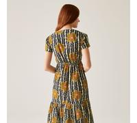 Regatta - Orla Kiely Midikleid Gestuft für Damen (34 DE) (Gelb)