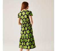 Regatta Orla Kiely Tiered Midi-Kleid, Cotton Grün, Größe: 36