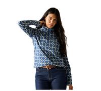 Regatta Orla Printed Fleece Mit Halbem Reißverschluss 34 Daisy Hoop Blue