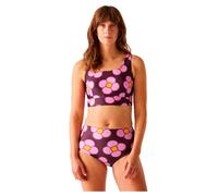 Regatta Orla Kiely Wende-Bikini-Set für Damen mit drehbaren Blumen, Morello, 46