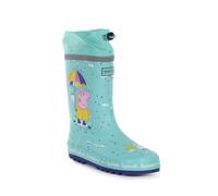 Regatta Peppa Splash Wellingtons Grün,Blau EU 31 Junge (Herstellerartikelnummer: RKF713-T3G-UK12)