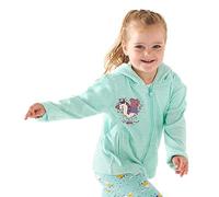 Regatta PeppaZipThrough Peppa Wutz für Kinder mit Tiermotiv, Kapuze, Durchgehender Reißverschluss aus Fleece. Mit Coolweave-Stoff. Zum Spazieren und Wandern geeignet.