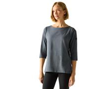 Regatta Damen T-shirt Mit 3/4-ärmeln Frau Pevia Grau 3xl