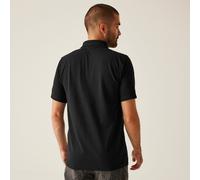 Regatta Herren Poloshirt Professional Pro 65/35 – kurzärmelig – Schwarz L