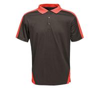 Regatta Professional - Contrast Coolweave Polo Black - Gr. - 3XL