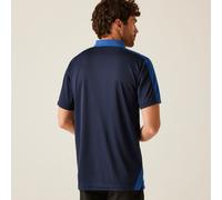 Regatta Professionelles Contrast Coolweave Wicking Poloshirt, Navy/NewRoyal, L