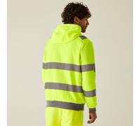 Regatta Professional Herren Hi-Vis Pro Contract Kapuzenpullover Gelb, Größe: S