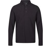 Regatta Professional Herren Mens Pro 65/35 Classic Long Sleeve Polo Shirt Polohemd, Grau, 4XL