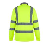 Regatta Professional Hi-Vis Pro Contract Long-Sleeved Polo Shirt (Class 3) Gelb, Größe: 3XL