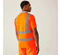 Regatta Professional Men's Hi-Vis Pro Contract Polo Orange, Größe: L