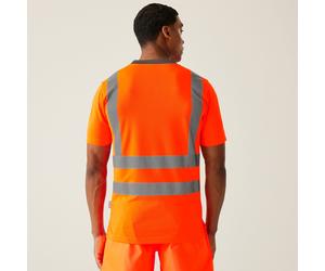 Regatta Professional Men's Hi-Vis Pro Contract T-Shirt Orange, Größe: XXL