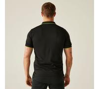 Regatta Professional Navigate Polohemd für Herren Black Lime Green, Größe: S