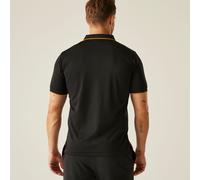 Regatta Professional Navigate Polohemd für Herren Black Orange Pop, Größe: S