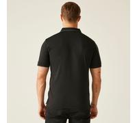 Regatta Herren Professionelles Poloshirt, kurzärmelig Polohemd, schwarz/grau, XL