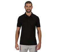 Regatta Poloshirt RG1960 Honestly Made – 100 % recyceltes, kurzarm, Schwarz Größe M