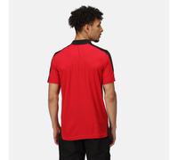 Regatta Professional Regatta Professional Contrast Coolweave schnell feuchtigkeitsableitendes Poloshirt für Herren Rot, Größe: XL