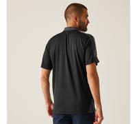 Regatta Professional Regatta Professional Contrast Coolweave schnell feuchtigkeitsableitendes Poloshirt für Herren Schwarz, Größe: XXL