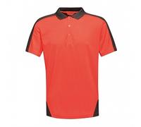 Regatta Professionelles Contrast Coolweave Wicking Poloshirt, ClassRed/Blk, XXL