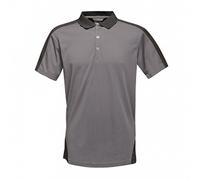 Regatta Professionelles Poloshirt mit Kontraststreifen, Coolweave, 4XL, Seal Grey/Bl, 1