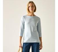 Regatta Regatta Bayletta II Shirt mit 3/4-Arm für Damen, Cotton Blau, Größe: 36
