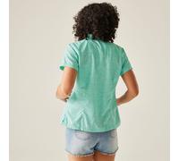 Regatta Mindano Viii Kurzarmhemd Aruba Blue Leaf Print 12 (RWS163-C3B-12)