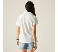 Regatta Mindano Viii Kurzarmhemd 40 Barely White Botanical Print