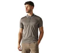 Regatta Remex II - Herren Poloshirt | aus meliertem Jersey Gewebe - Braun - S