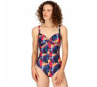 Regatta Sakari Damen-Badeanzug, Marineblaue Bürste, 34