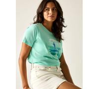 Regatta Damen T-shirt Mit Kurzen ärmeln Frau Filandra Ix Grün Xxl