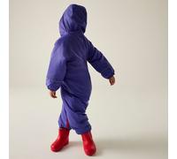 Regatta Splosh III atmungsaktiver, wasserdichter Matschanzug für Kinder Lila, Größe: 5-6 Jr.