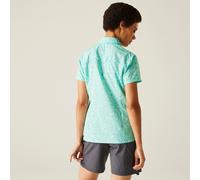 Regatta Funktionshemd "Packaway" in Türkis - Größe 34 | Damen Outdoor Tops Shirts