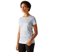 Regatta Women`s Fingal Edition - Damen T-Shirt | meliertes Jersey - Weiß Lila - 40