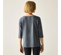 Regatta Damen T-shirt Mit 3/4-ärmeln Frau Pevia Grau 3xl