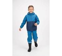 Regen- und Matschhose TROLLKIDS "Kids Odda Rain Set XT", Mädchen, Gr. 92, N-Gr, blau (summernight blau, mystic), Obermaterial: 100% Polyester, Hosen, für Kinder und Jugendliche, sportlicher Stil (3744