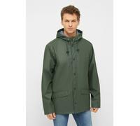 Regen- und Matschjacke DERBE "Passby", Herren, Gr. L, bunt (olive navy), Obermaterial: 100% Polyester; Futter: 100% Baumwolle; Ärmelfutter: 100% Polyester, normal, Jacken, Wasserabweisend, winddicht,