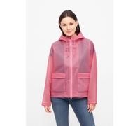 Regen- und Matschjacke DERBE "Peutby Ghost", Damen, Gr. 40, lila (orchid), Obermaterial: 100% Polyester; Beschichtung: Polyurethan; Futter: 100% Polyester, weit, Raglanärmel Bündchen, Jacken, Moderne 