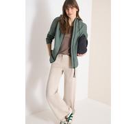 Regen- und Matschjacke STREET ONE, Damen, Gr. L (42), kelp grün, Stoff, Obermaterial: 100% Polyester; Futter: 100% Polyester, unifarben, comfort fit normal, ohne Ausschnitt, Bündchen, Jacken, mit Tunn