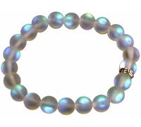 Regenbogen-Aura-Quarz-Armband - 8 mm Stretch-Kristall-Perlenschmuck für Männer und Frauen | Echter Stein, Chakra-Balance, Reiki-Geschenk, Unisex-Boho-Stil